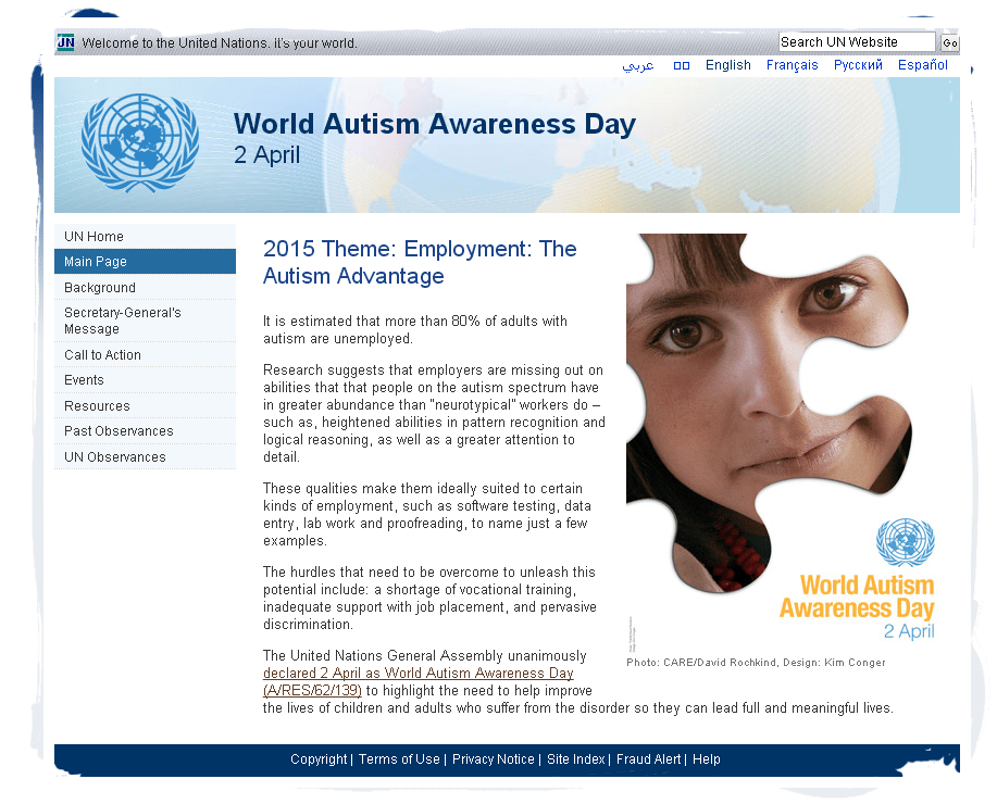 Autism Day 2015