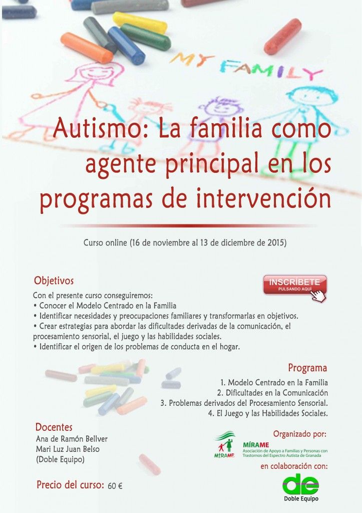 Autismo: la familia como agente principal en los programas de intervención