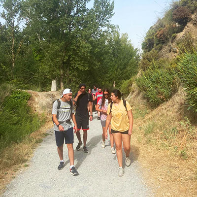 Excursión durante el programa Ocio Inclusivo Asociación Mírame